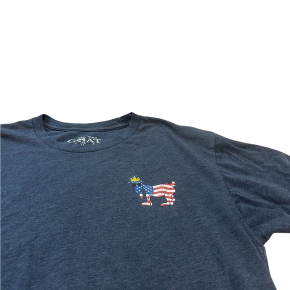 GOAT USA Freedom T-Shirt Navy Blue - Picture 5 of 8